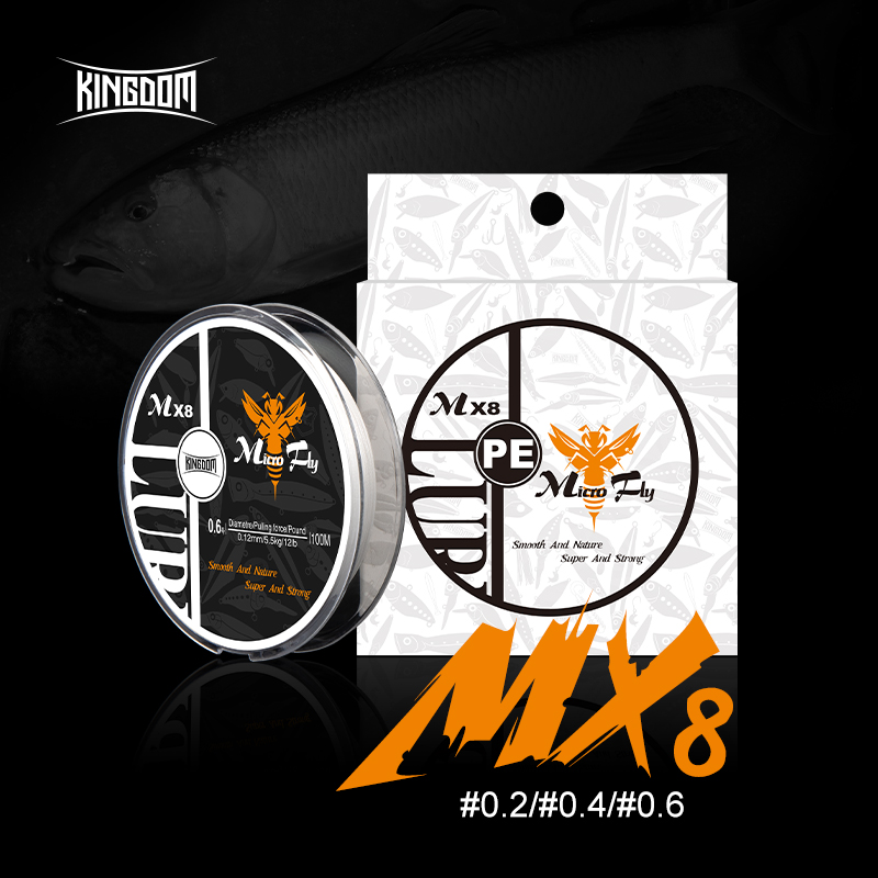 Ice Fishing Line - Kingdom Micro Fly THINNER lignes de
