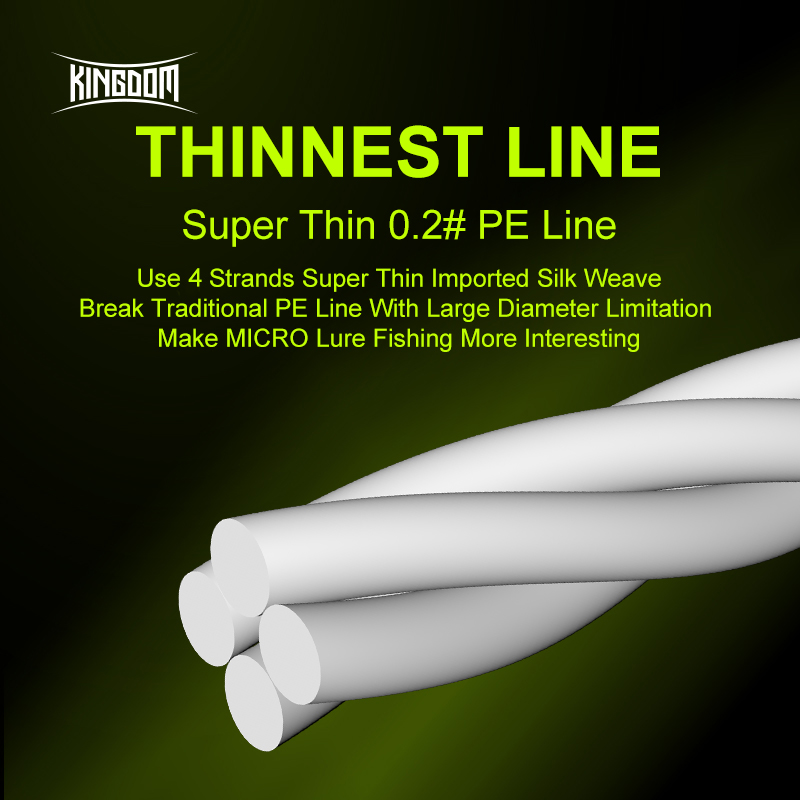 Kingdom Micro Fly THINNER lign - Ice Fishing Line avis et prix